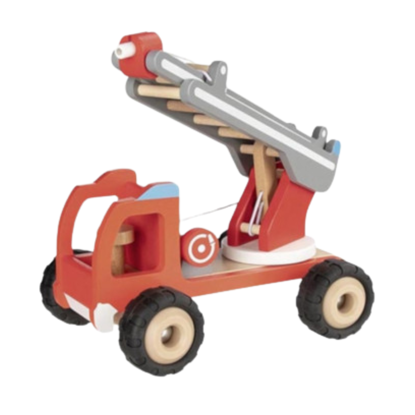 Camion de pompiers en bois avec échelle - Goki