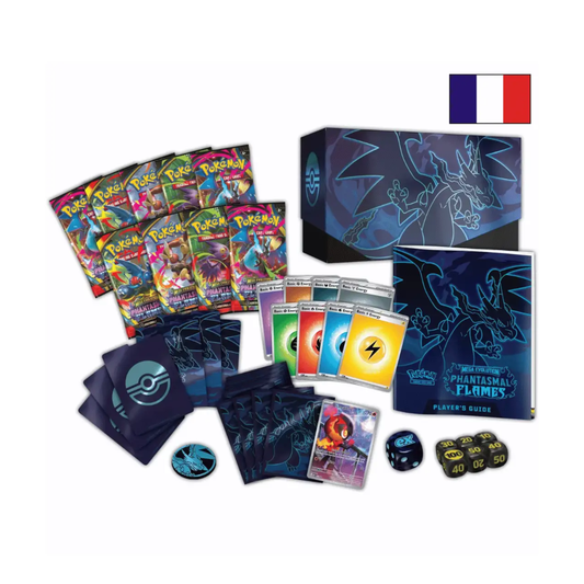 PRECOMMANDE - Pokémon – ETB – Flammes Fantasmagoriques – ME02 – Coffret Dresseur d’Elite en français