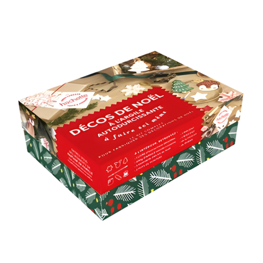 Décos de Noël à l'argile autodurcissante à faire soi-même : coffret