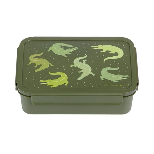 Boite à lunch bento crocodiles - A Little Lovely Company