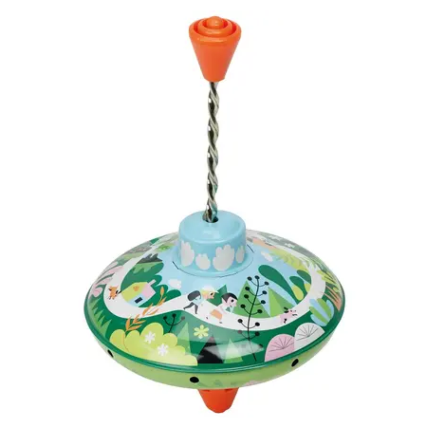 Toupie en métal Ingela P. Arrhenius - Verte - Vilac