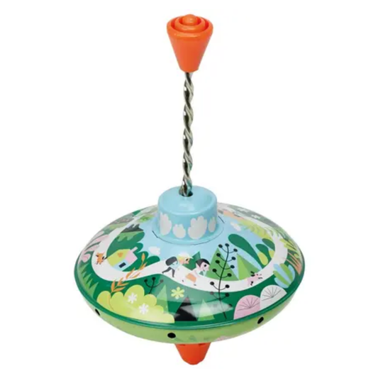 Toupie en métal Ingela P. Arrhenius - Verte - Vilac