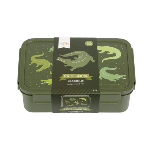 Boite à lunch bento crocodiles - A Little Lovely Company