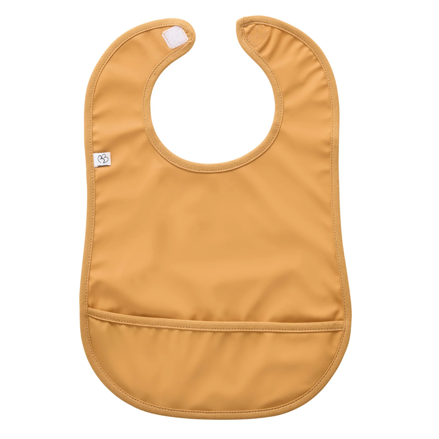 Bavoir en tissu imperméable souple - Camel - BB&Co