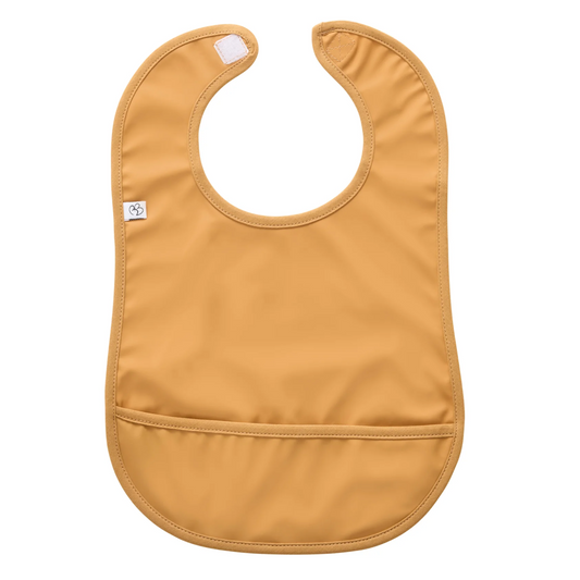 Bavoir en tissu imperméable souple - Camel - BB&Co