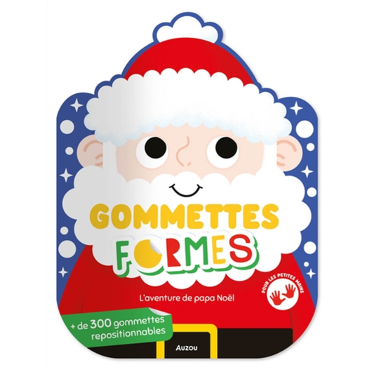 L'aventure de papa Noël : gommettes formes