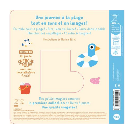 Livre sonore - A la plage