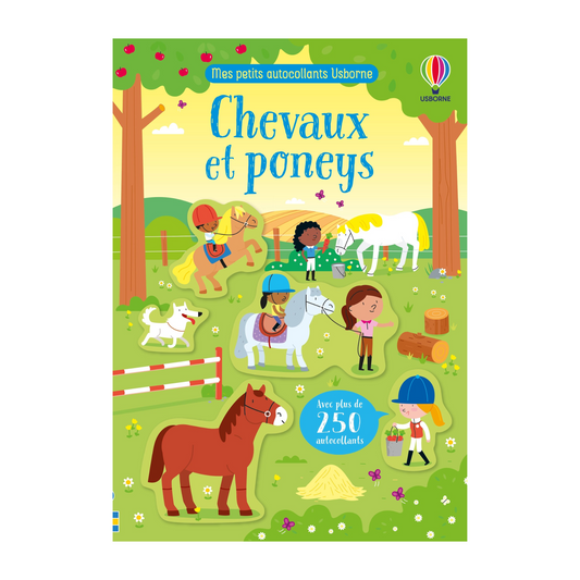Cahier de gommettes - Chevaux et poneys