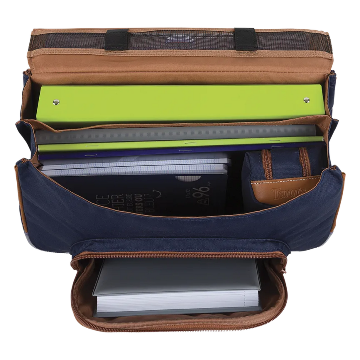 Tann's - Cartable Camille bleu - 38cm