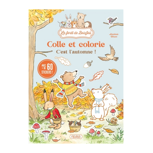 C'est l'automne ! - Colle et colorie