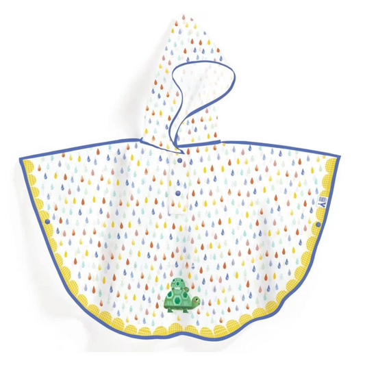 Cape de pluie - Tortue - Taille 3-5 ans - Djeco