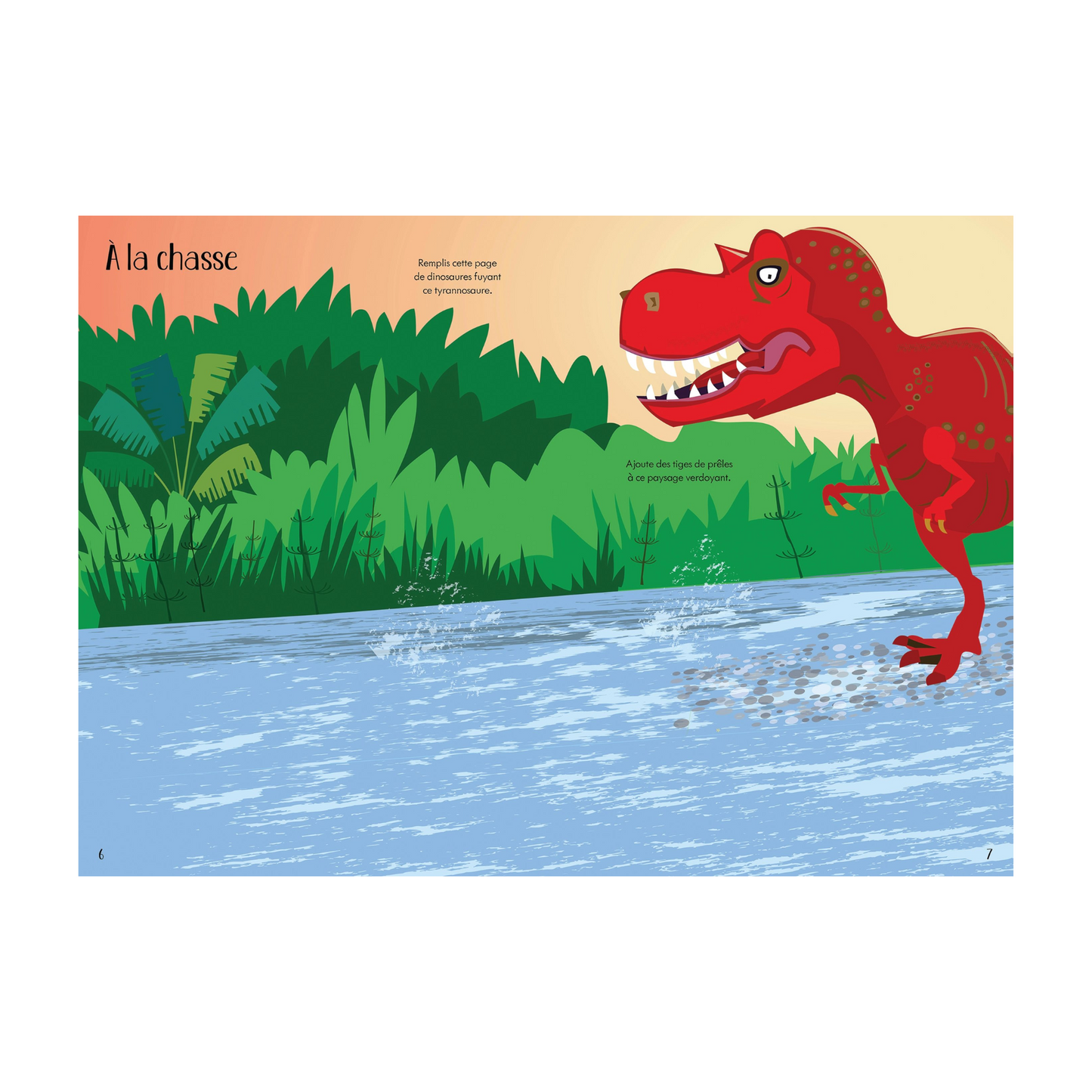 Cahier de gommettes - Les dinosaures