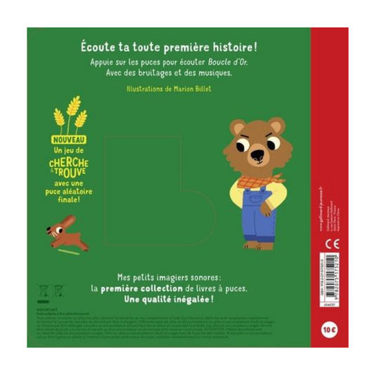 Livre sonore - Boucle d'or : écoute ta toute première histoire !