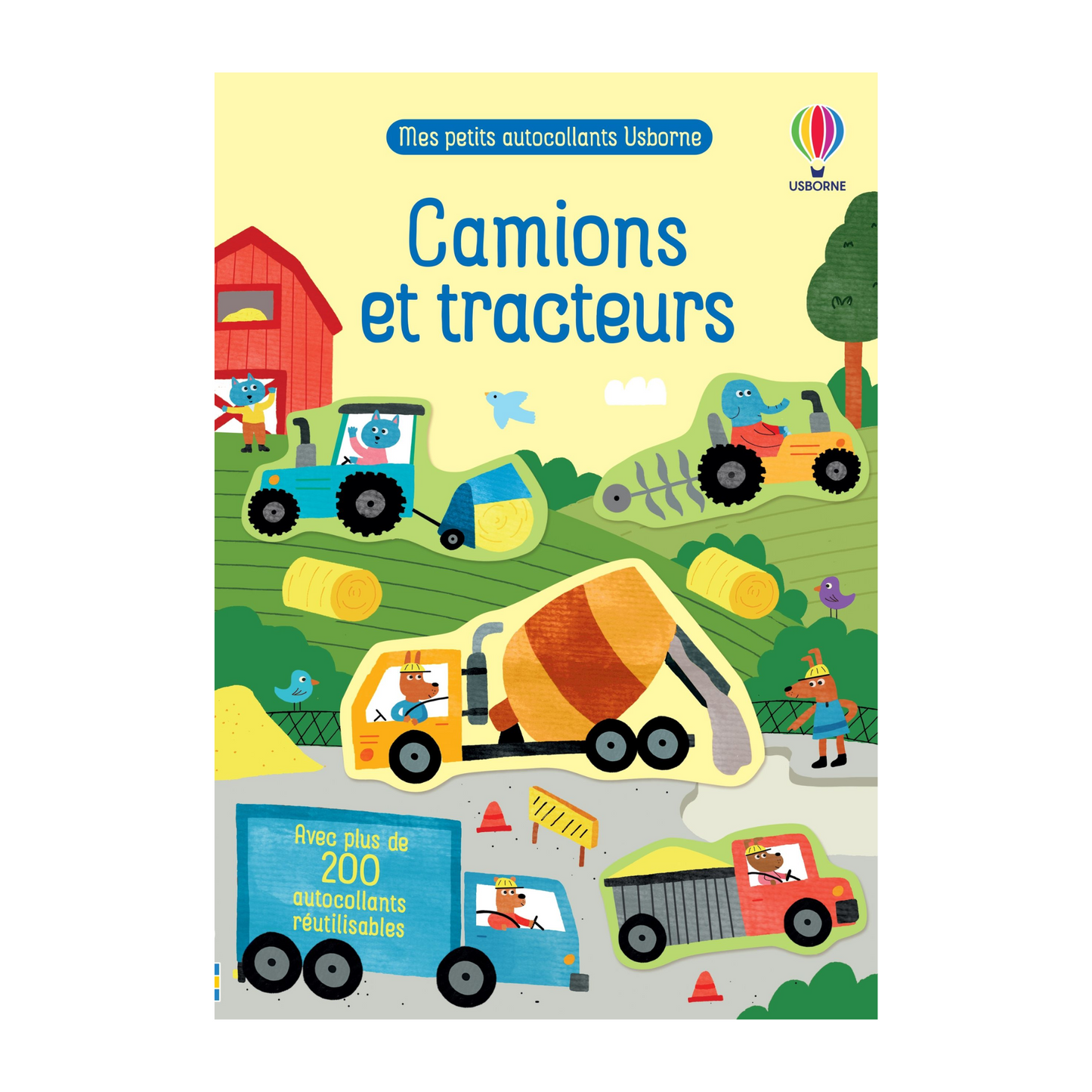 Cahier de gommettes - Camions et tracteurs