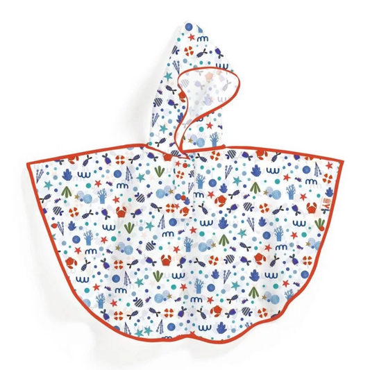 Cape de pluie - Océan - Taille 3-5 ans - Djeco