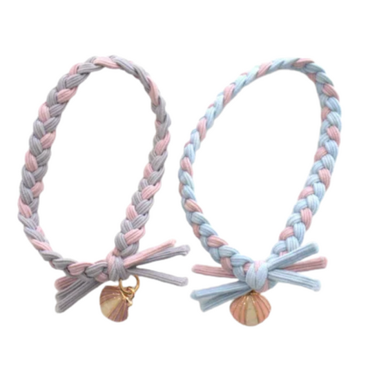 Élastiques cheveux - Coquillages torsadés