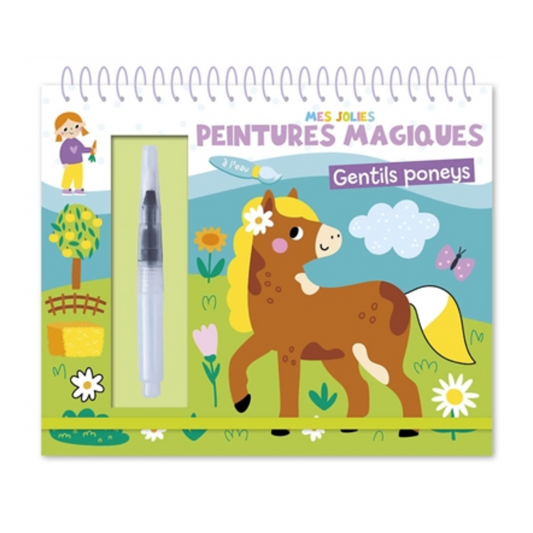 Peinture magique - Gentils poneys
