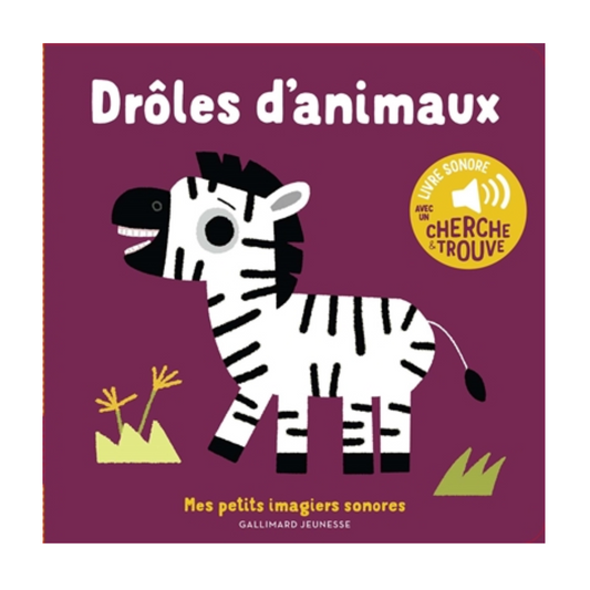Livre sonore - Drôles d'animaux