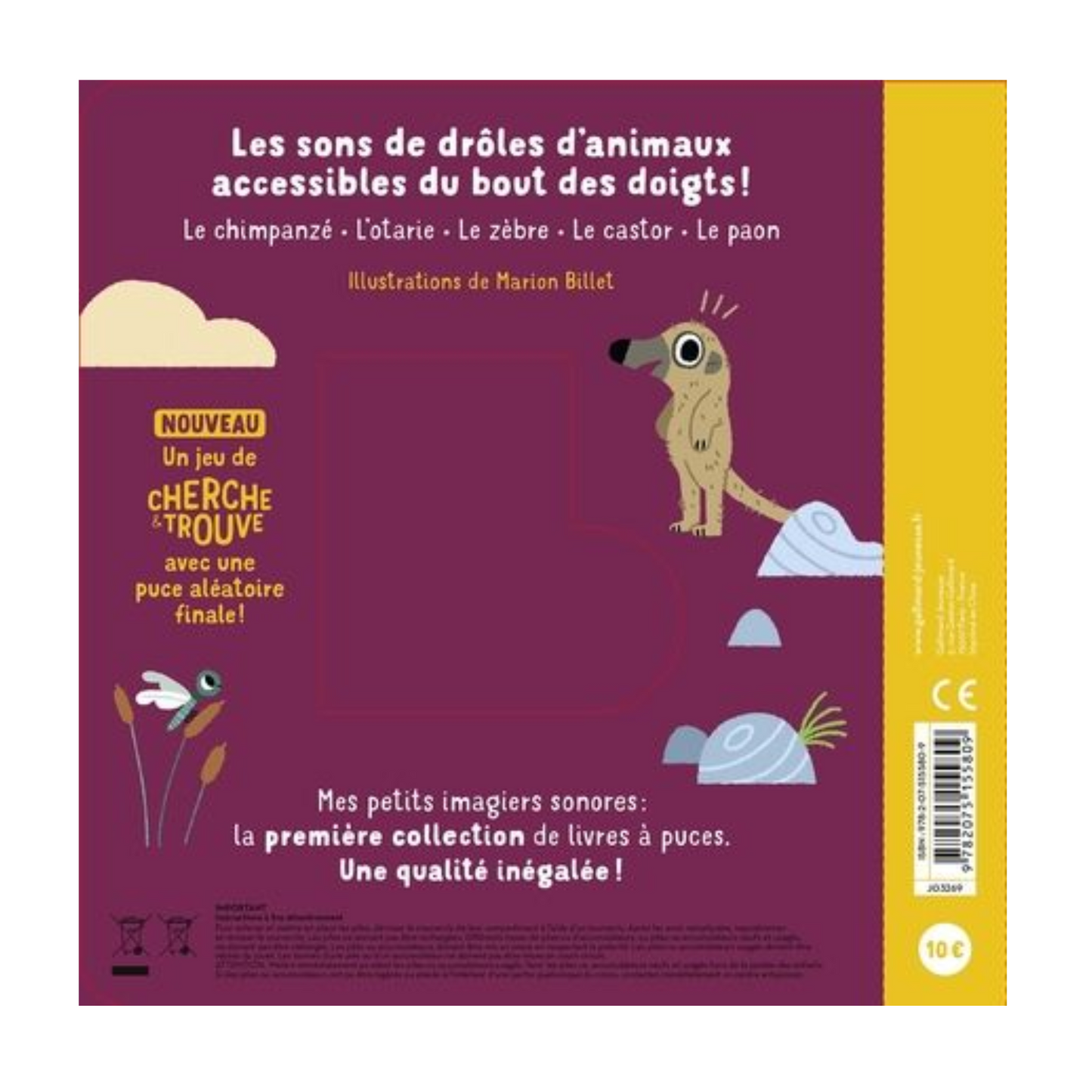 Livre sonore - Drôles d'animaux