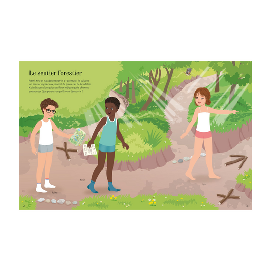 Cahier de gommettes - La colonie de vacances : Ma collection "J'habille mes amies"