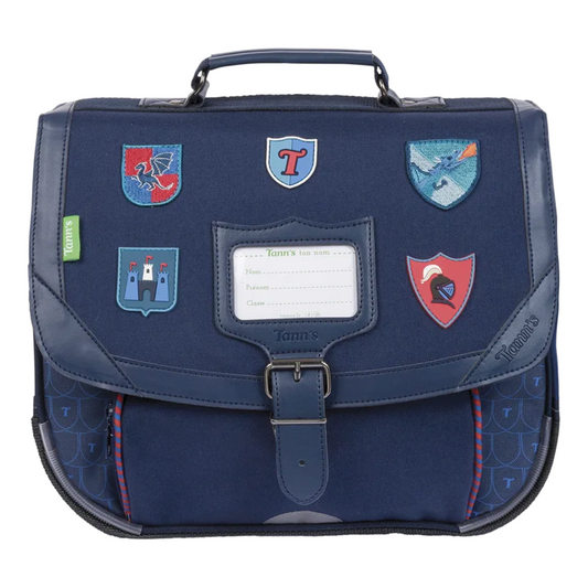 Tann's - Cartable Lancelot bleu - 32cm