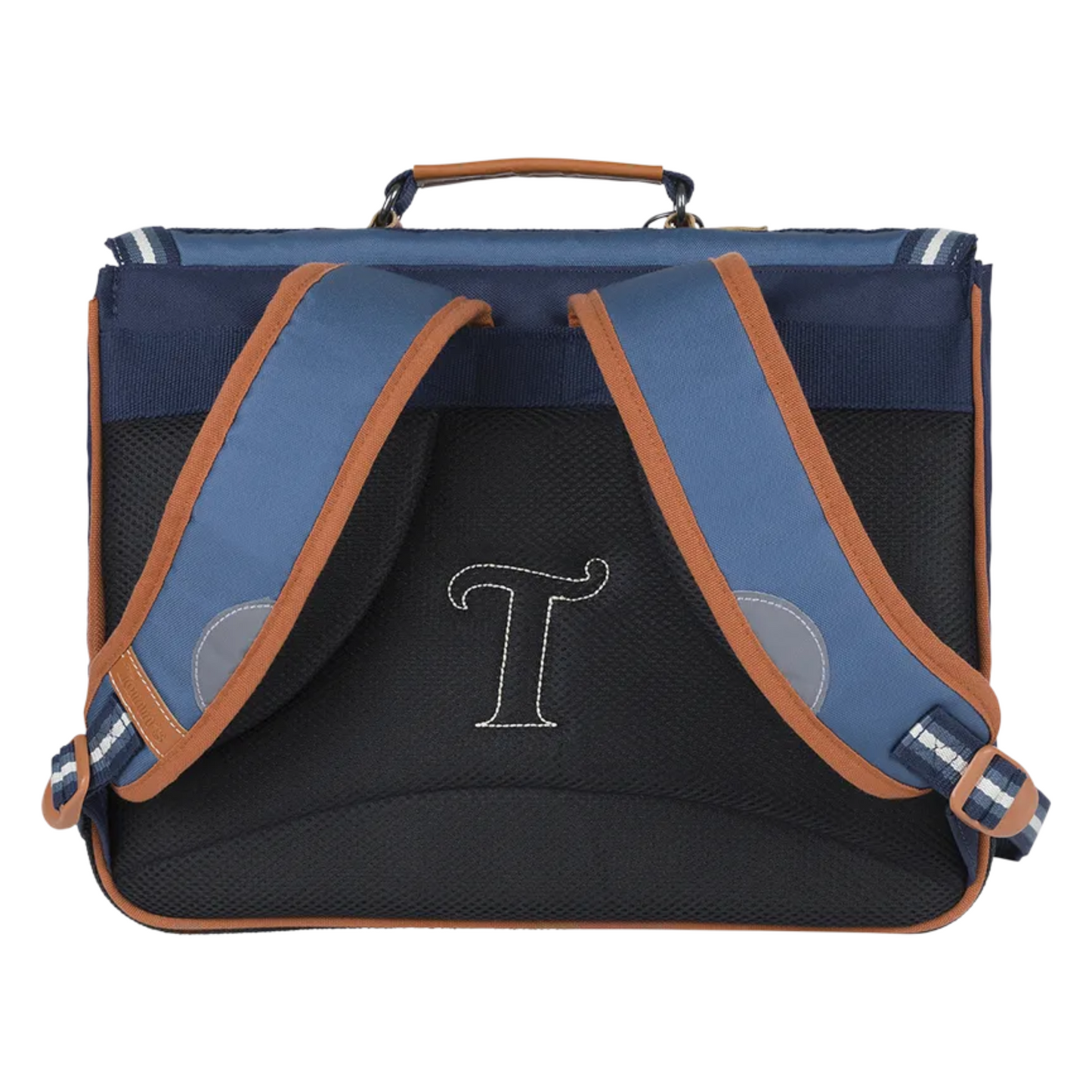 Tann's x Cyrillus - Cartable Clément bleu - 38cm