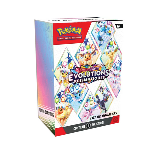 Pokémon - Evolutions Prismatiques : Pack de 6 Boosters
