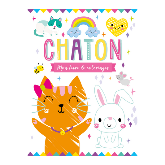 Chaton : mon squishy à colorier - Coffret DIY