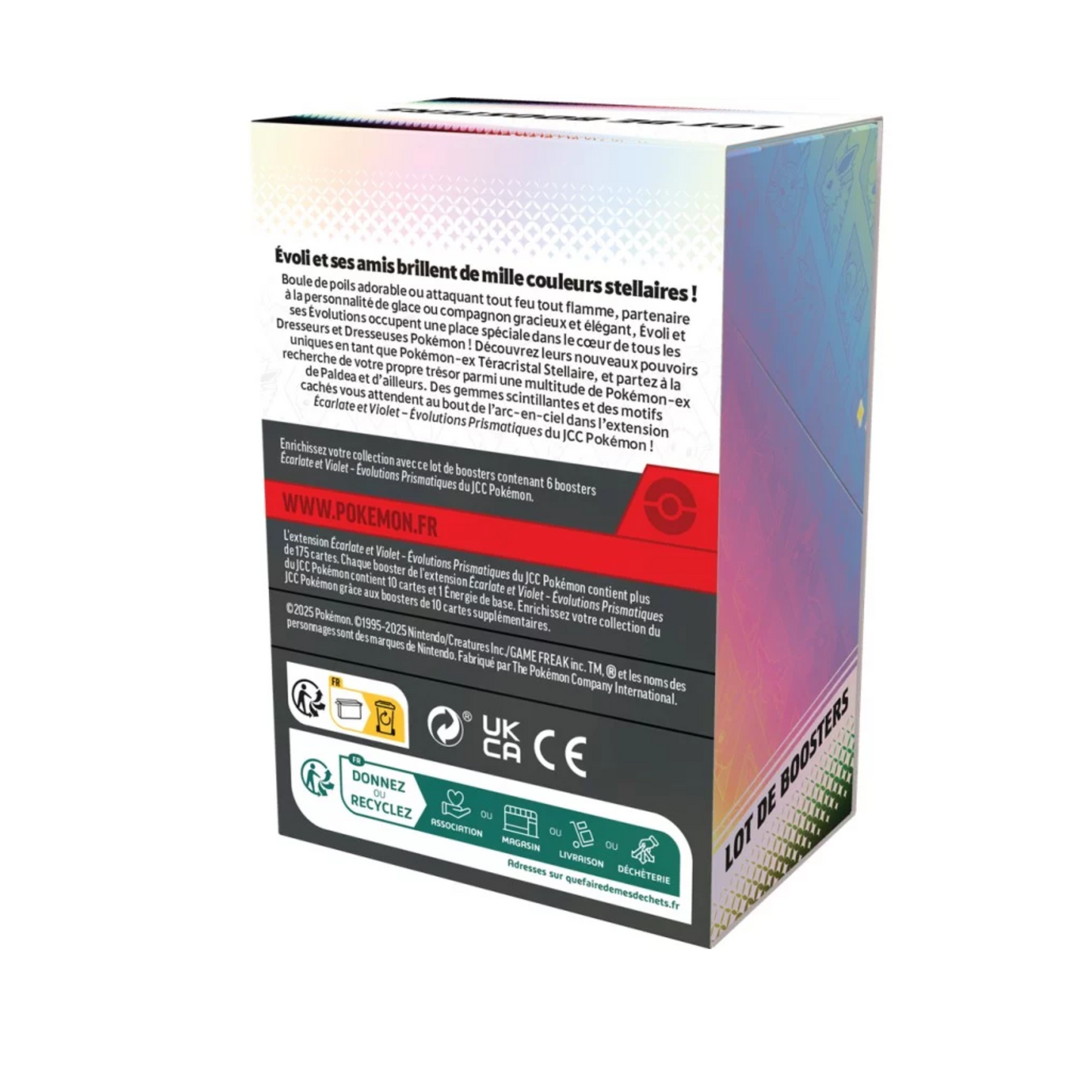 Pokémon - Evolutions Prismatiques : Pack de 6 Boosters