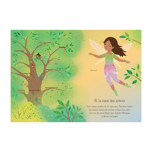 Cahier de gommettes - Les fées des arbres : Ma petite collection "J'habille mes amies"