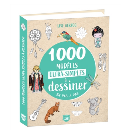 1.000 modèles ultra simples à dessiner en pas à pas