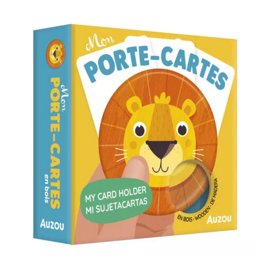 Mon porte-cartes : en bois