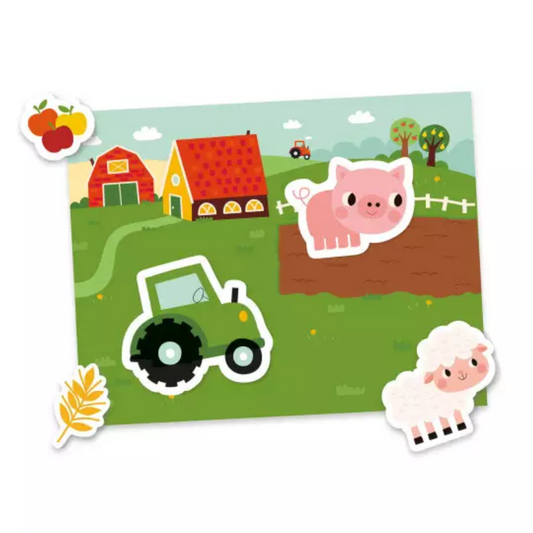 La ferme : mon petit coffret aimanté