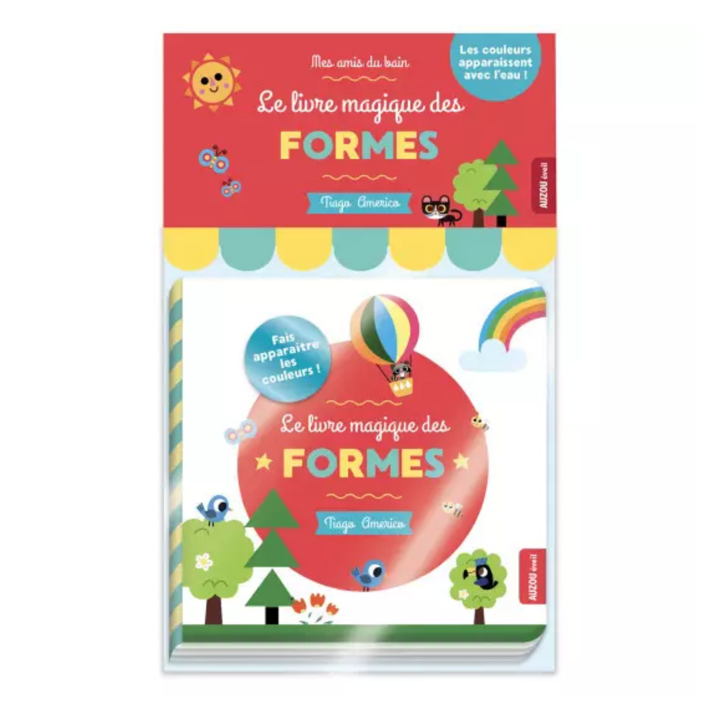 Le livre magique des formes - Livre pour le bain - Auzou