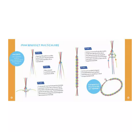Mes créations fluos - Coffret DIY - Auzou