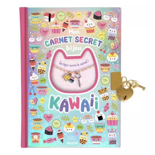 Mon carnet secret bijou kawaii - Auzou