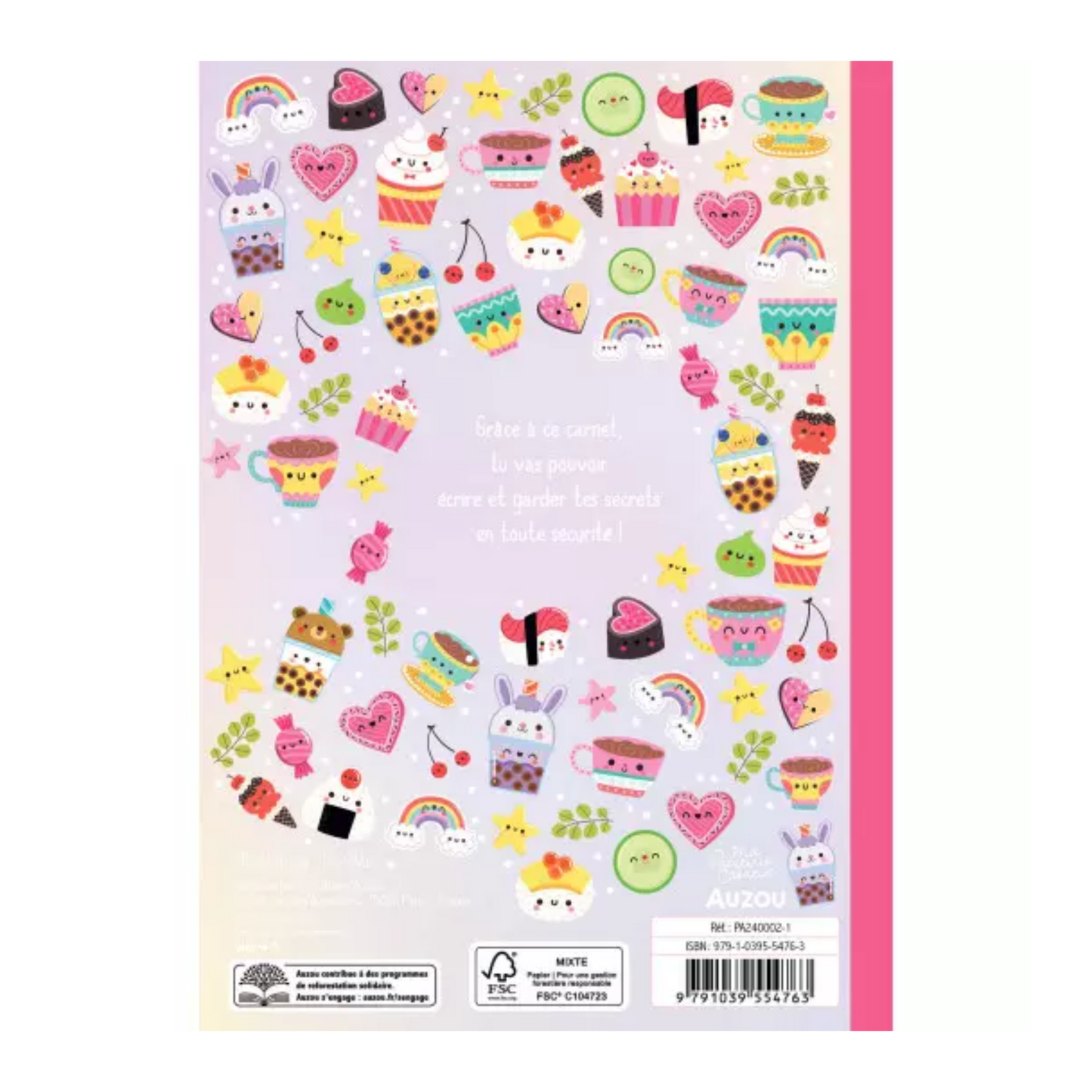 Mon carnet secret bijou kawaii - Auzou