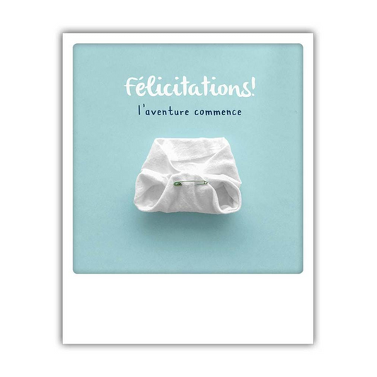 Carte postale - Félicitations! l’aventure commence