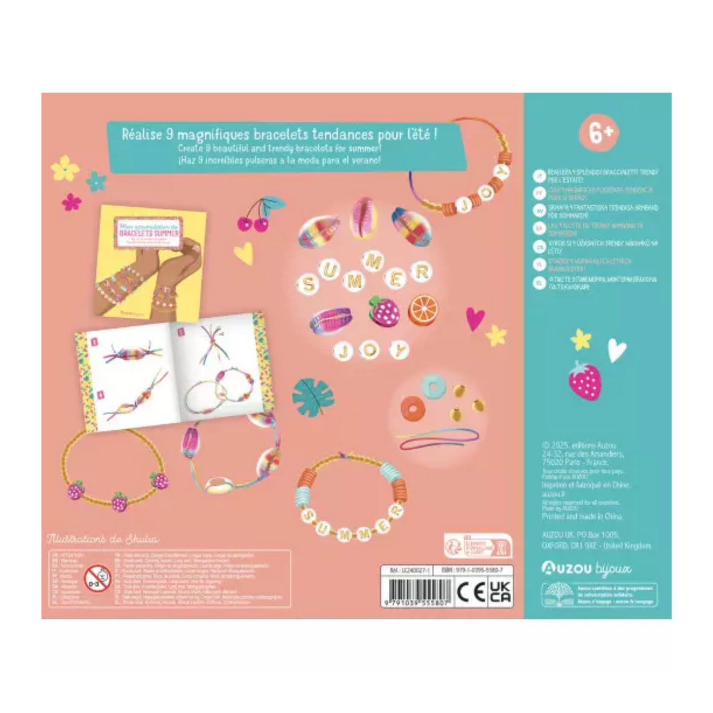 Mon accumulation de bracelets summer - Coffret DIY - Auzou