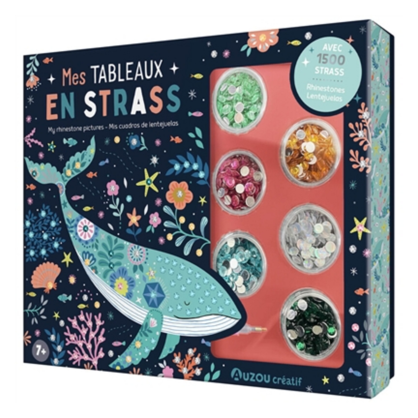 Mes tableaux en strass - Coffret DIY - Auzou