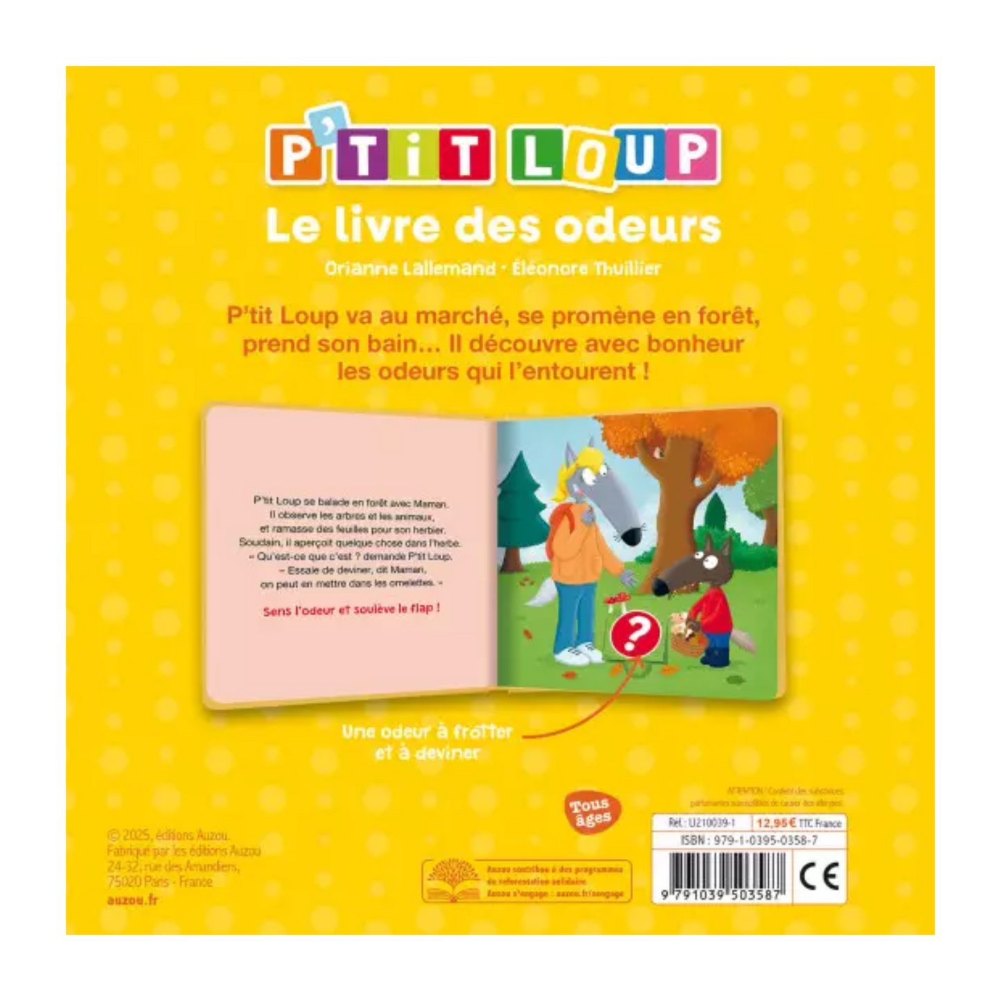 P'tit Loup : le livre des odeurs