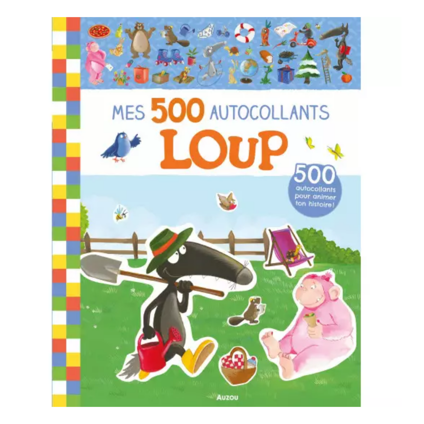Mes tout premiers autocollants - 500 autocollants loup - Auzou