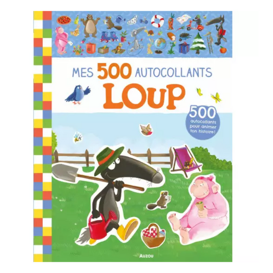 Mes tout premiers autocollants - 500 autocollants loup - Auzou