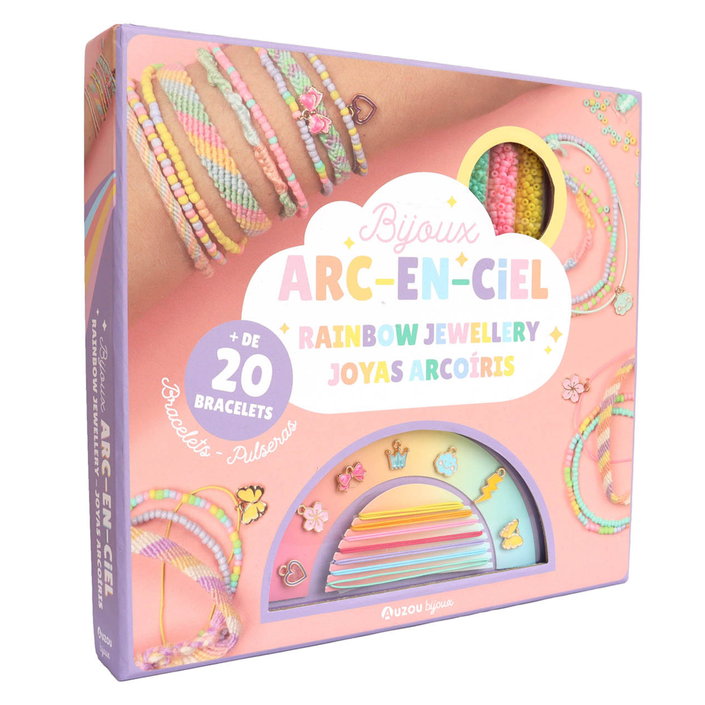 Bijoux arc-en-ciel - Coffret DIY - Auzou