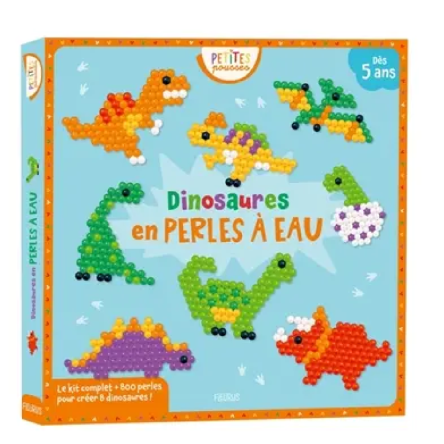 Dinosaures en perles à eau - Coffret DIY - Fleurus