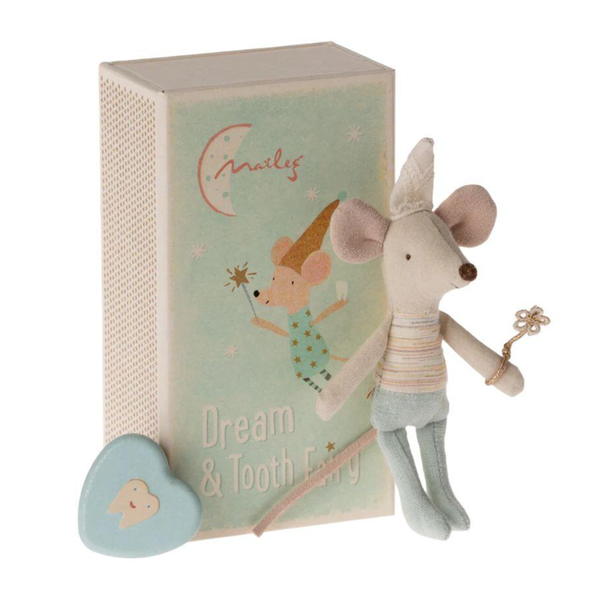 Maileg - Souris Fée des Dents - Petit Frère dans sa Boîte
