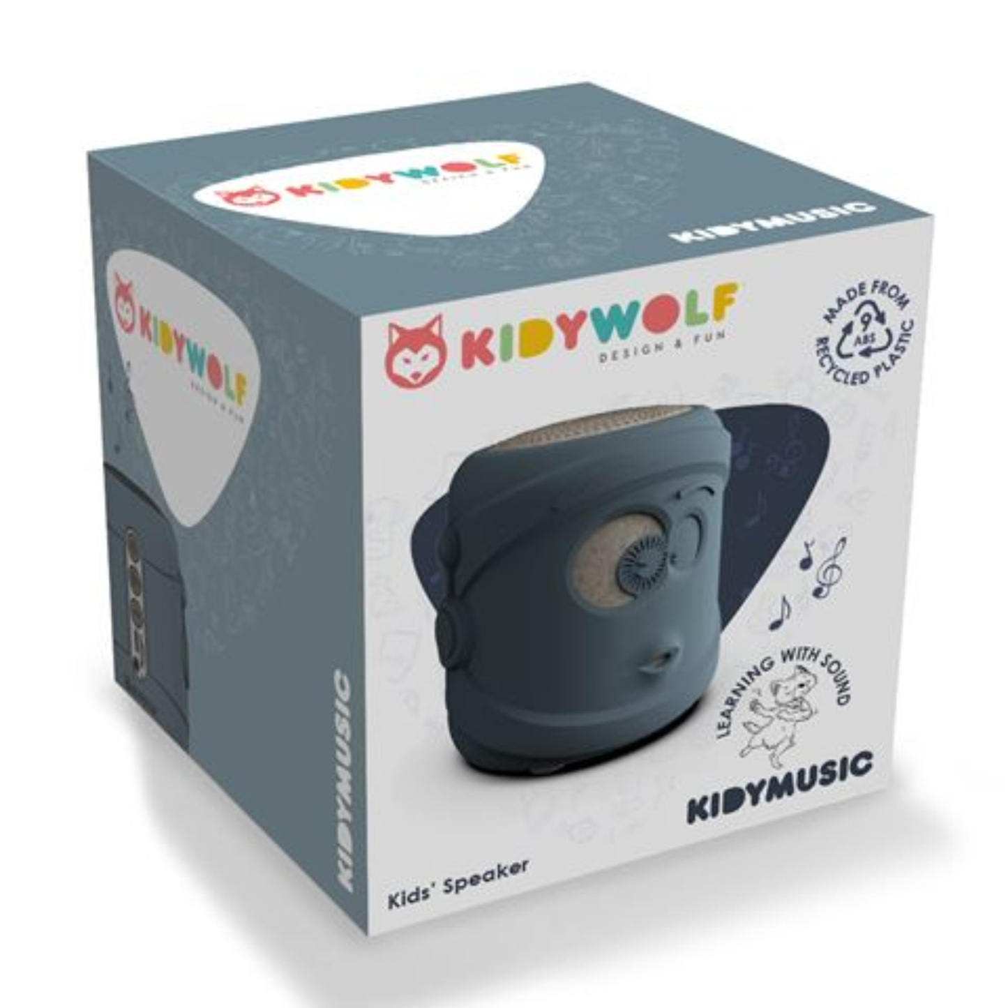 Kidywolf - Enceinte bluetooth portable Nova bleu