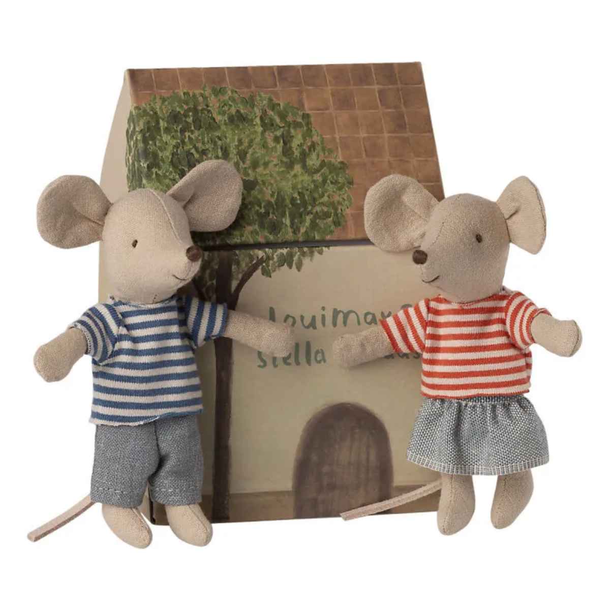 Maileg - Souris LouiMax et Stella - Petit Frère et Petite Sœur