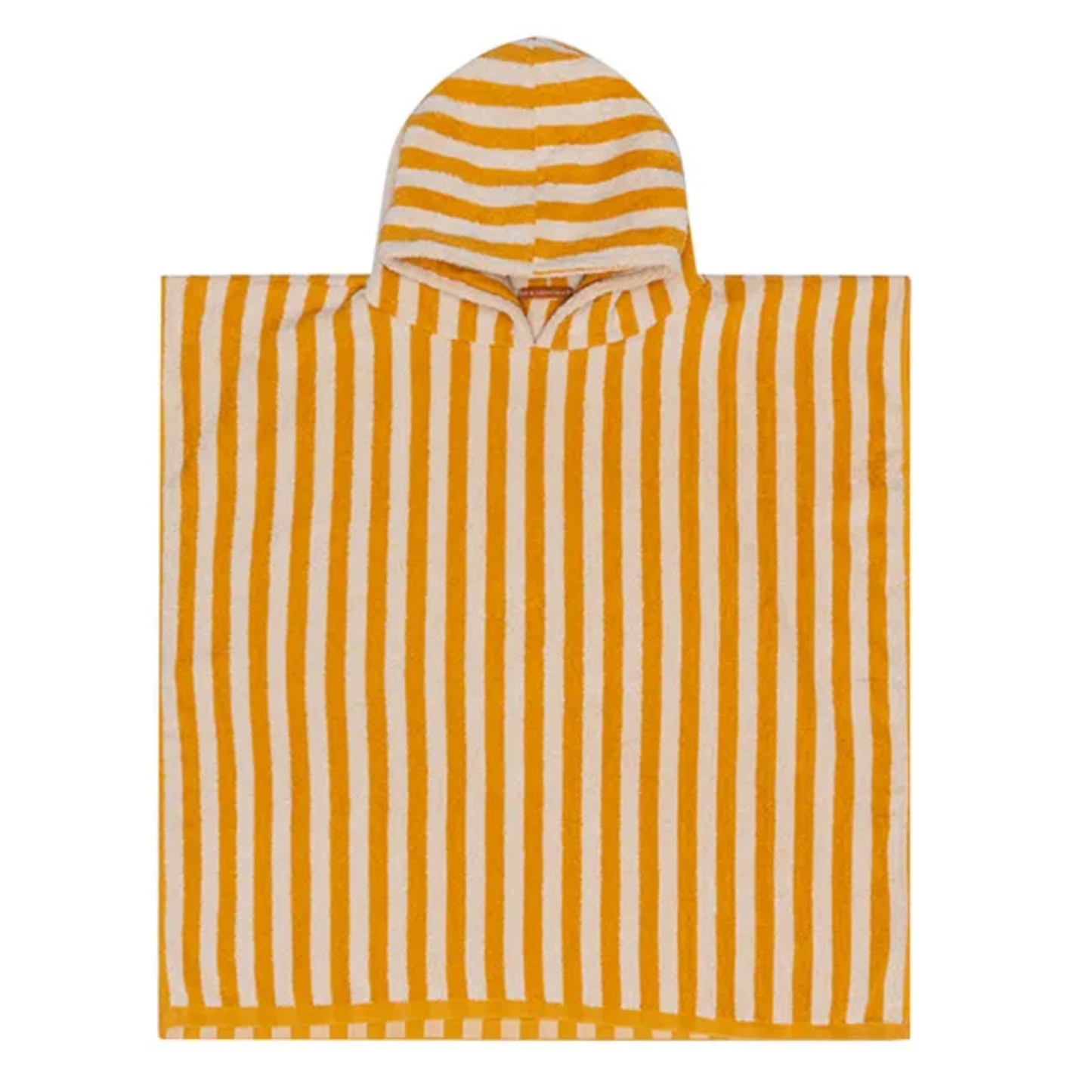 Poncho de plage - Imprimé rayures jaunes - Swim Essentials