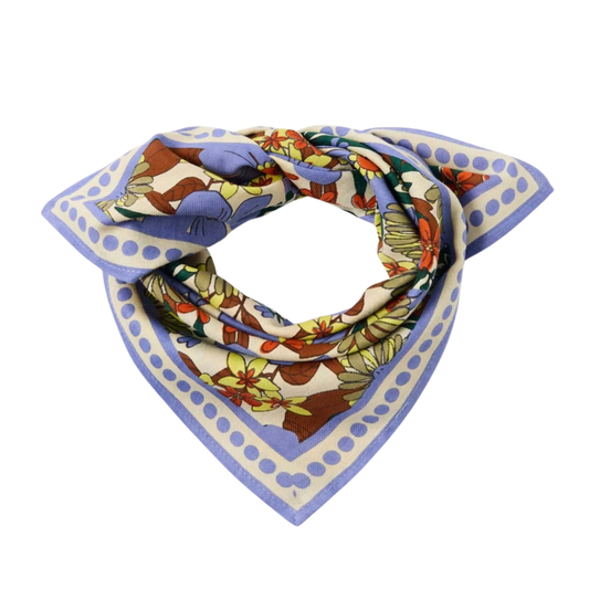 Petit Foulard Manika Bouquet Iris - Apaches